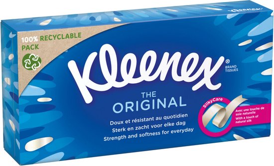 Mouchoirs Kleenex - L'original - 72 pièces - blanc