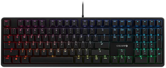 CHERRY G80-3000N RGB clavier USB QWERTY Anglais Noir