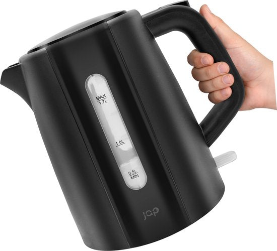 JAP Appliances Thermora - Bouilloire avec filtre anti-calcaire - Electrique - 1.7L - Noir