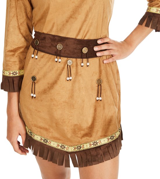 Costume femme indienne Apache sexy Ashley S - Dressforfun - déguisement halloween - carnaval - marron