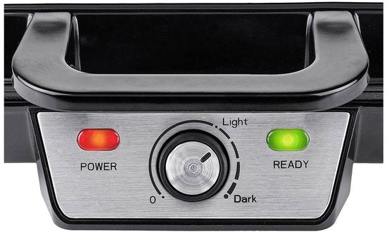 Gaufrier Tristar - WF-2195 - 1000W - 2 gaufres - Revêtement antiadhésif - Sans PFAS