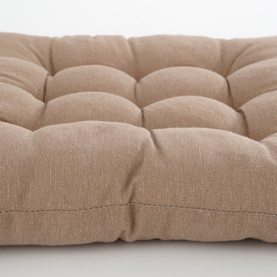 Collection In The Mood Coussin de chaise Paddy - L46 x B46 cm - Coton - Beige