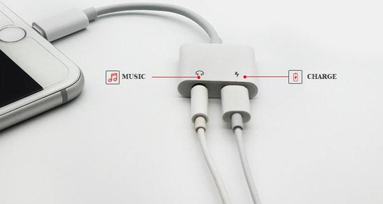 Séparateur audio Lightning - Iphone - Chargement et audio Séparateur Lightning et AUX