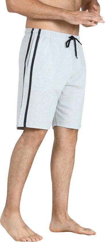 Comfort Essentials - Shorts pour hommes - 2 packs - Noir/Gris - M