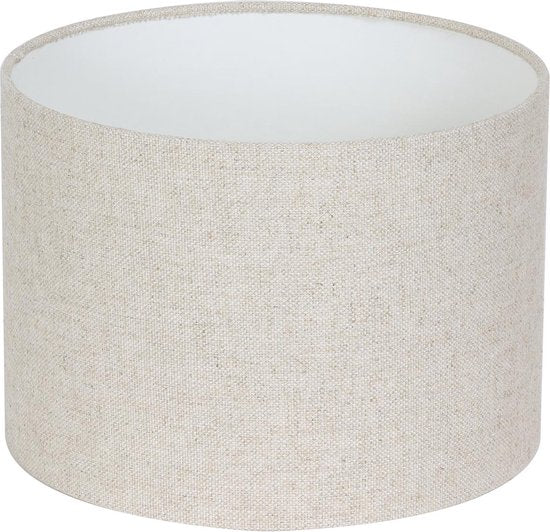 Light & Living Abat-jour cylindrique Livigno - Naturel - Ø30x21cm - pour lampes de table, lampes suspendues