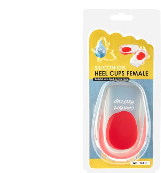 Wellhealth - Coussinets d'épine calcanéenne confortables pour un soutien supplémentaire - Femmes - 2 paires