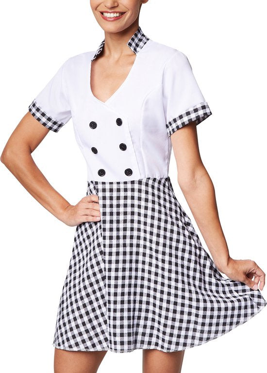 Dressforfun Costume Femme Chef M - déguisement déguisement halloween déguisement fête déguisement carnaval déguisement carnaval - 301509