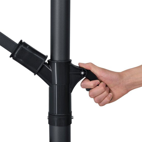 Parasol Brésil - 3m - Gris foncé