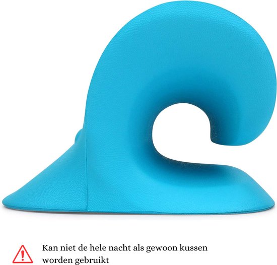 Relaxeur de cou et d'épaules - Dispositif de traction cervicale pour le soulagement de la douleur de l'ATM et l'alignement de la colonne cervicale - Oreiller chiropratique pour la relaxation et le confort