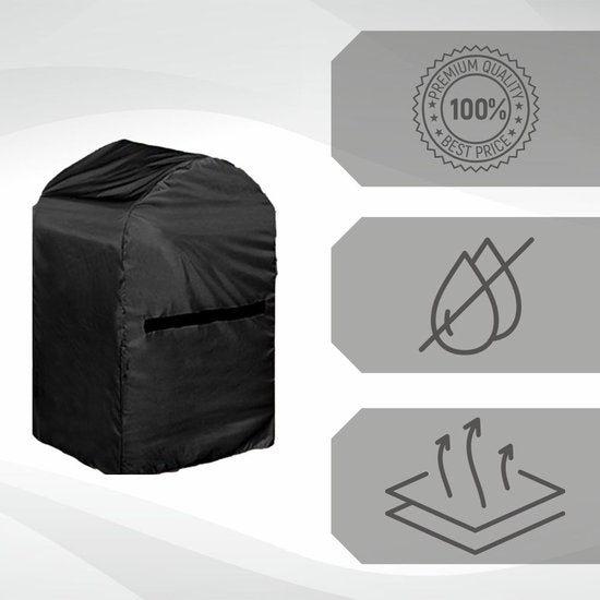 Pro Garden Barbecue Protective Cover - Cylindrical BBQ - 95x60cm - Water repellent - Weatherproof