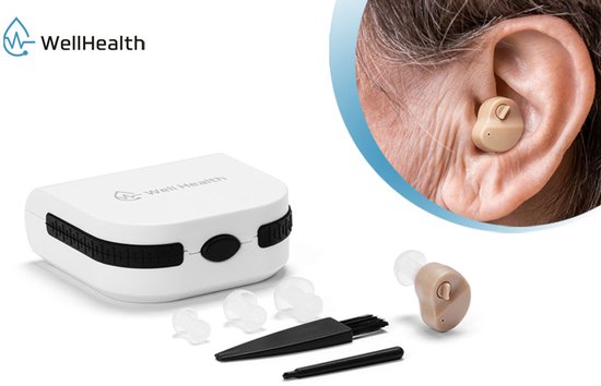 Wellhealth - Prothèse auditive avec piles - Prothèse auditive