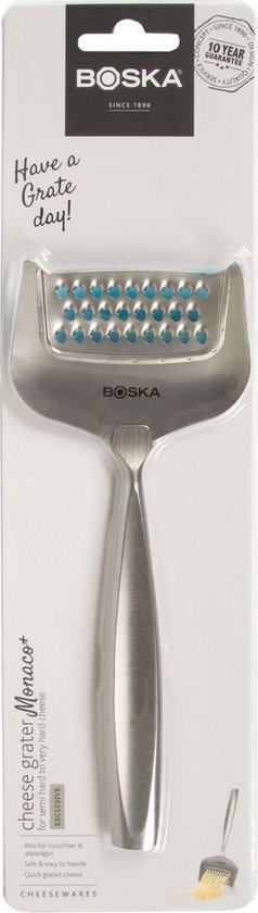 Boska Râpe à fromage Monaco+ - Râpe à fromage - Râpe à légumes - Râpe à fromage - acier inoxydable - Râpe lavable au lave-vaisselle - Ustensiles de cuisine - Accessoires de cuisine - Garantie 10 ans
