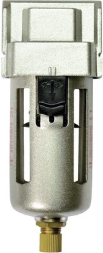 Stanley Purification Filter 152168XSTN - Filtre pour compresseur - Filtre la poussière, la saleté et l'huile du flux d'air - Connexion 1/4" F - Argent