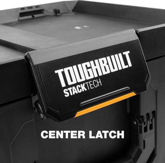 Toughbuilt StackTech Set Tool Box Storage with Wheels 3 pcs ( TB-B1S3-B70R ) IP65 + 2x StackTech Tool Box Black