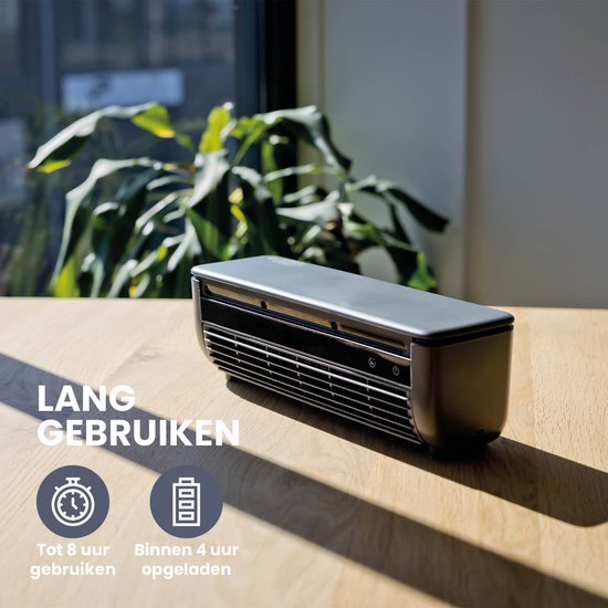 Nexxt Wireless Mist Fan Fan & Air Cooler - Sans fil, silencieux, rechargeable - Avec brumisation et télécommande - Pour la maison, le bureau ou le camping