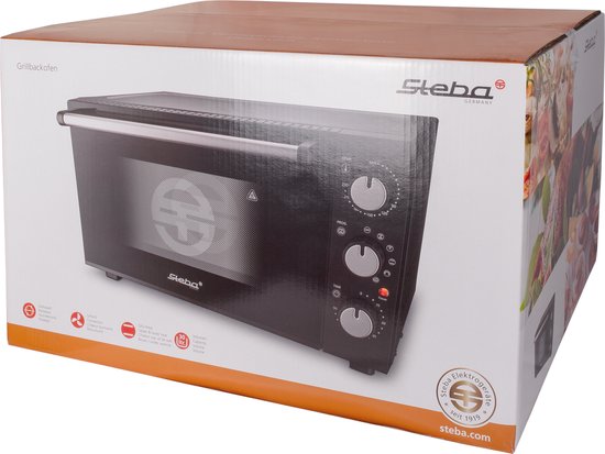 Steba KBM30 - Four à grillades avec rôtisserie - 30L - Pose libre - Noir