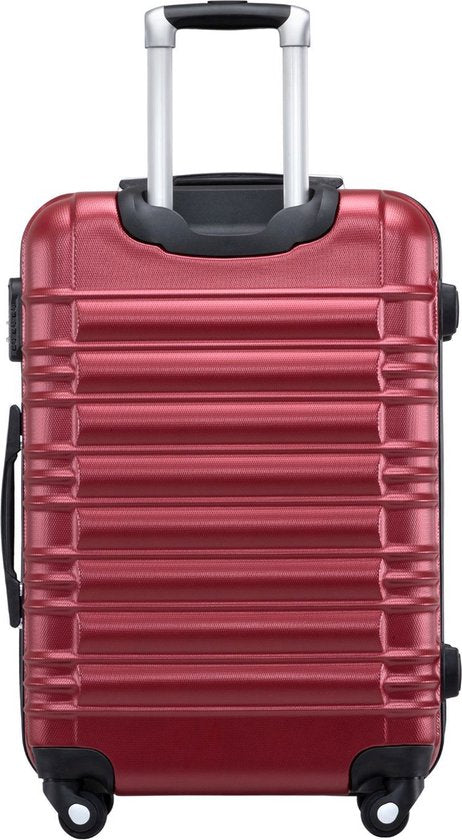 Trolley Travel Case Set / Valise Rome - 4 pièces - Rouge - ABS