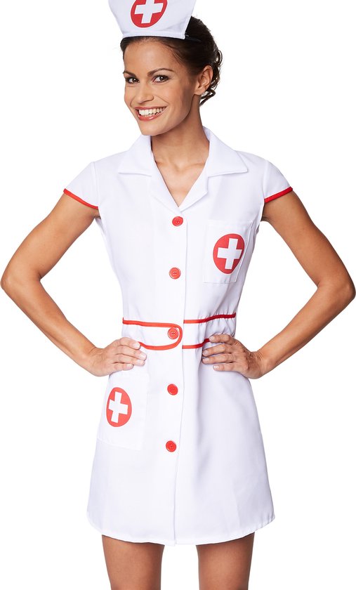 Dressforfun Costume femme infirmière sexy L - déguisement déguisement halloween déguisement soirée carnaval déguisement carnaval déguisement soirée - 301505