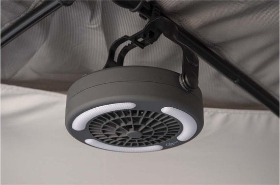 Bo-Camp - Ventilateur/lampe suspendue - 110 Lumen