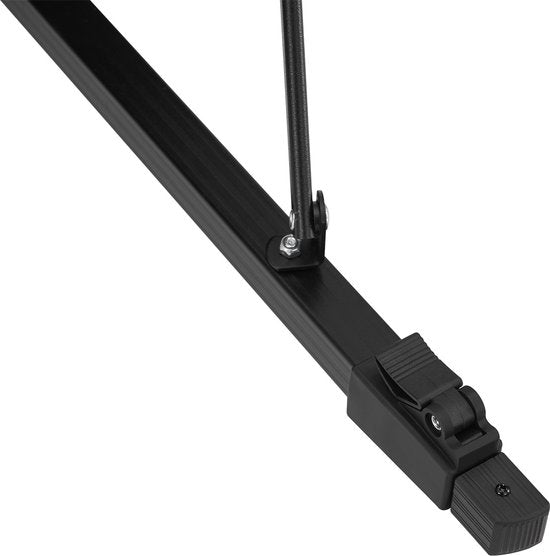 Juskys Table de camping pliable Picco - Noir - 90 x 52 x 68 cm - Sac de rangement inclus