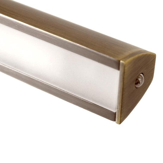 Steinhauer Litho LED - Applique murale Classic - Bronze - H:9.4cm - Universelle - Pour l'intérieur - Métal - Appliques murales - Chambre à coucher - Salon
