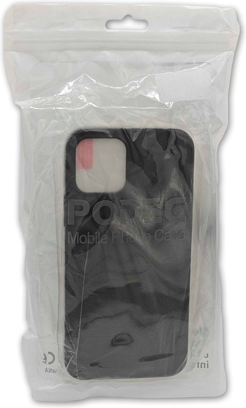 Etui pour téléphone noir adapté à l'Iphone 13 Etui avec protection d'écran en verre protecteur