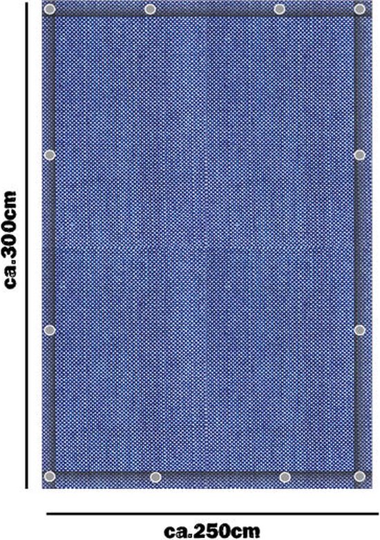 Camp Active Underground tarpaulin - tarpaulin camping 2.5x3m - tarpaulin for camping - groundsheet with eyes - Tent carpet - groundsheet for camping tent