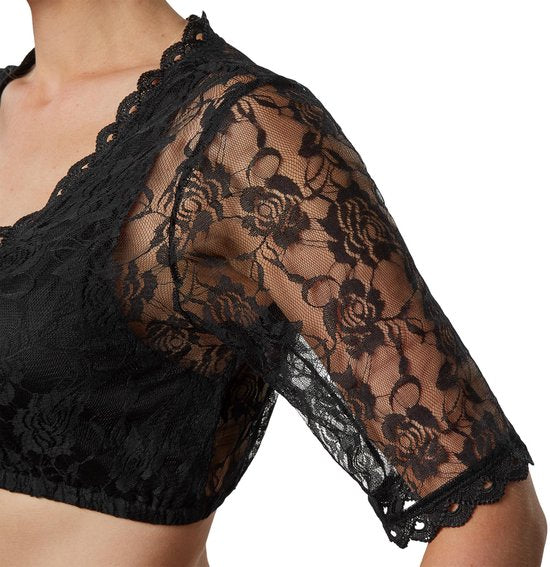 Dressforfun Dirndl blouse Resi L - déguisement costume halloween déguisement fête carnaval déguisement fête carnaval - 303087