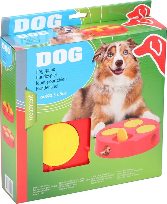 maxxpro Jeu pour chien 22.5 X 5 cm Polyester Rouge/Jaune