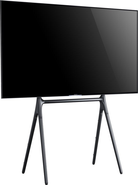 Trépied pour moniteur de télévision, conception de chevalet de studio, jusqu'à 70 pouces, Noir/Brun