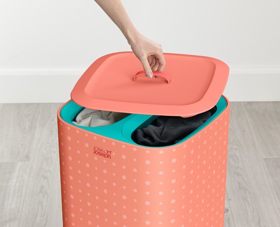 Joseph Joseph - Tota Pop Panier à linge 2x30 litres - Plastique - Orange