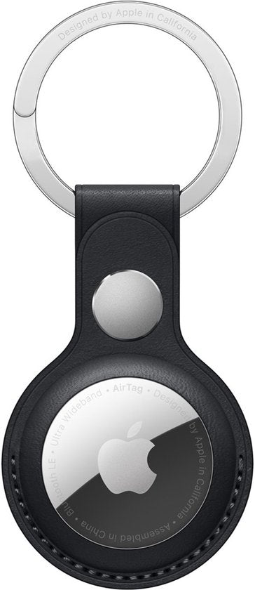 Apple - Porte-clés Airtag - cuir - Noir