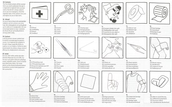 Carpoint BHV Trousse de premiers secours 126 pièces