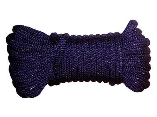 Amarre de luxe corde en U 12mmx12m - Marine