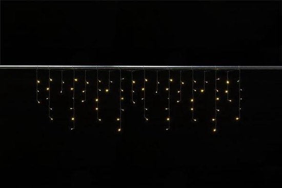 Cascadelight Icicle 2x0.6m 72l Blanc chaud transp.wire modulator-24v-ext 1-5m