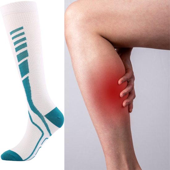 Sport Compression Socks 3 Pairs Active - Running socks - Support socks Women and Men - Size 41-45 L/XL - Hiking socks - Sports socks - Aircraft socks