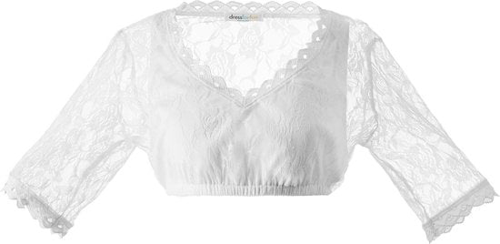 Dressforfun Dirndl blouse Heidi XL - déguisement costume halloween déguisement fête de carnaval déguisement fête de carnaval - 303078