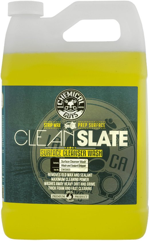 Chemical Guys Clean Slate Nettoyant de surface Wash Gallon