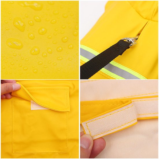 Dutchwide - Manteau pour chien - Imperméable pour chien - Jaune - Taille XXL