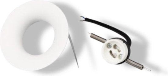 EtiamPro plafonnier encastré GU10 - courbé - blanc