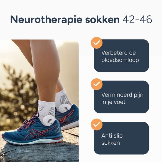 Alyze Neuropathy socks - Size 42-46 - Compression basings - Medical Support Socks - Diabetes - Bed - Sleep socks - Circulation & Running