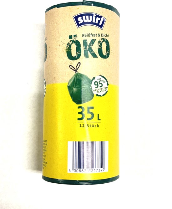 Sacs à ordures Swirl Öko-Reißfest & Tight with Drawstring 35L - 6x12 bags