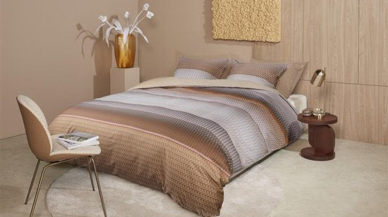 Kardol Millenial housse de couette - Single - 140x200/220 - Stone red