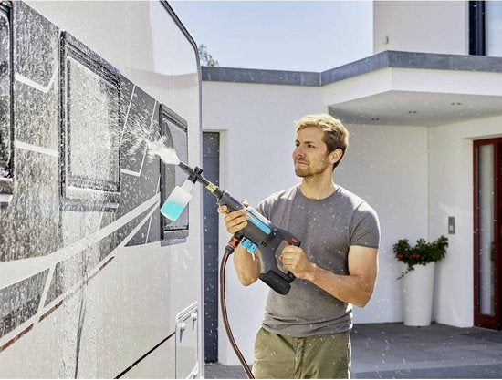 GARDENA AquaClean 24/18V P4A - Nettoyeur haute pression Accu - 24 bar - Premium Set