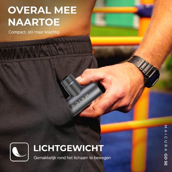 Maicura GO SE - Pistolet de massage professionnel - Appareil de massage en aluminium - Pistolet de massage - Pistolet de massage