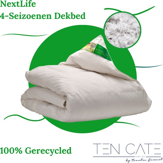 Couette Ten Cate - Couette en duvet - Couette 4 saisons - Couettes - Couette 260x220 - NEXTLIFE duvet recyclé