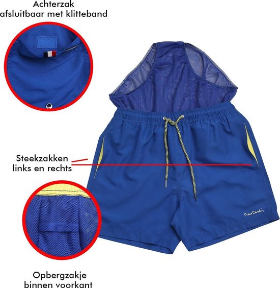 Pierre Cardin - Pantalon de bain hommes - Bleu roi