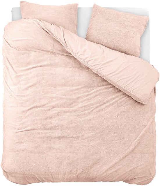 EMSA housse de couette EMSA Teddy Pink 240 x 200/220 cm
