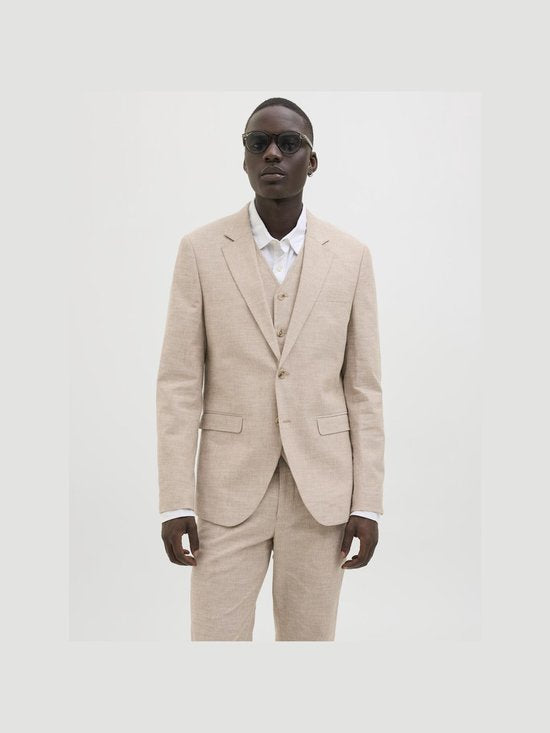 Jack & Jones Premium Blazer avec rangée de boutons unique JPRRIVIERA Slim Fit Blazer
