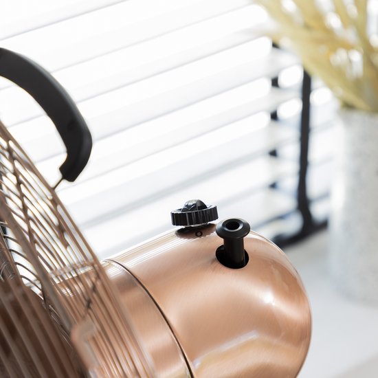 Tristar VE-5971 - Ventilateur trépied rétro - Ø 40 cm - Finition cuivre
